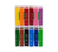 JOLLY Estuche para guardería X-Big, 96 lápices de colores en 12 colores, en un práctico estuche con tapa, compartimentos extraíbles para lápices