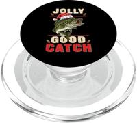 Jolly Good Catch Funny Satna Bass Fish Pesca de Navidad PopSockets PopGrip para MagSafe