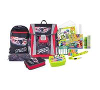 JOLLY Juego de Mochilas Escolares Classic, 46 Piezas, Incl. Bolsa de Deporte, Estuche para lápices agitables y Estuche para lápices, con Cierre Reflectante y Apto para niños