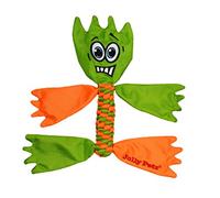 Jolly Mascotas Cabeza Plana Tira/Squeak Juguete, Grande