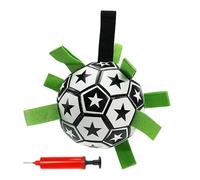 Jolly - Pelota de fútbol para perros, pelota de entrenamiento para mascotas, juguetes mejorables para el juego, juego de cachorros, juego acuático al aire libre, resistente para perros activos