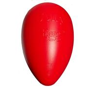 Jolly Pets Huevo Alegre Bola de Plástico Duro para Mascota Perro 20.32 cm Rojo