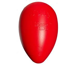 Jolly Pets Huevo Alegre Bola de Plástico Duro para Mascota Perro 20.32 cm Rojo