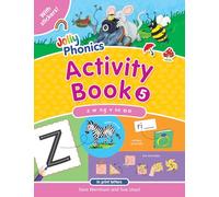 Jolly Phonics Activity Book 5: in Print Letters (American English edition) (Jolly Phonics Activity Books, set 1-7 Updated Edition)