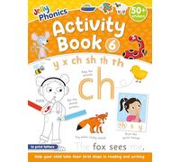 Jolly Phonics Activity Book 6: in Print Letters (American English edition) (Jolly Phonics Activity Books, set 1-7 Updated Edition)