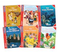 Jolly Phonics Folktales Red Readers (Level 1) Complete Set (1-6): In Print Letters (American English Edition)