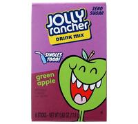 Jolly Rancher Singles-To-Go Sugar Free Green Apple Drink Mix, 6-ct (Pack of 6)