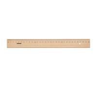 JOLLY Regla universal de madera de 30 cm, irrompible, color natural, para escuela, calculación, dibujo, escritura, resistente, clásica, ideal para mochila escolar, clase