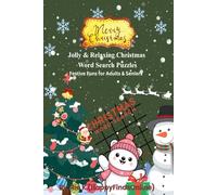 Jolly & Relaxing Christmas Word Search Puzzles For Adults & Seniors (Rie ko's Adult & Senior Christmas Puzzles)