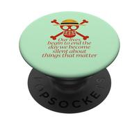 Jolly Roger. Nuestras Vidas... Cosas Que importan. PopSockets PopGrip Adhesivo