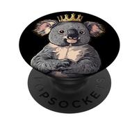 Jolly Royal Koala para un divertido ambiente de liderazgo PopSockets PopGrip Adhesivo