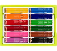 JOLLY Supersticks Delta Big Box, caja infantil con 240 lápices de colores, 12 colores, colores básicos