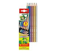 Jolly Supersticks Metallic Colored Pencils Set of 6 by Jolly