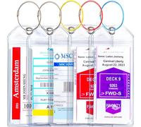 JOLLYANTS Cruise Ship Essentials - Soporte para etiquetas de equipaje para carnaval, princesa, noruega, Royal Caribbean, celebridad, Costa, Holanda América, MSC, P&O, resistente a la lluvia y