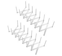 JOLNEX 2 Piezas Soporte Ajustable Para Tapa de Ollas,Organizador Tapas Ollas de Acero Inoxidable,Bandejas Rejilla de Soporte de Vapor Soporte Sartenes Accesorios Para Cocinas y Barbacoas