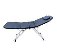 Jolre Camilla de masaje de altura ajustable, camilla de masaje móvil, tumbona cosmética para salón, mesa de masaje, plegable en 3 zonas, tumbona de salón ergonómica, capacidad de carga de 250 kg