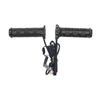 Jolsaawie 1 empuñadura térmica de mano para motocicleta de invierno, 3 marchas, 12 V, 22 mm, plástico negro para bicicleta eléctrica y scooter eléctrico