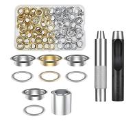 Jolsaawie 1 juego de herramientas perforadoras de metal para instalación de ojales para bolsa, tela, tela, lona, ropa, diámetro de 12 mm, fácil de usar