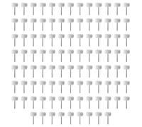 Jolsaawie 100 mini ruedas de pulido de lana de 3 mm, cepillo abrasivo giratorio, herramientas de pulido