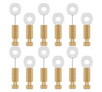 Jolsaawie 12 Agujas de Posicionamiento de Sutura de, Alfileres de Posicionamiento de Hechos A Mano para Bricolaje, Agujas Localizadas para en de 12 mm y 18 mm
