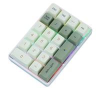Jolsaawie 21Keys - Mini teclado numérico inalámbrico de 2.4 G, teclado numérico mecánico para contabilidad, teclado numérico, programación de juegos, teclado B