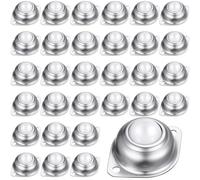 Jolsaawie 30 rodamientos de transferencia de bolas de rodillo de 5/8 pulgadas de acero al carbono para sistema de transmisión de soporte de rodillo transportador