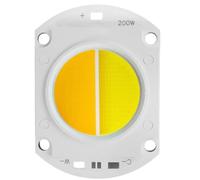 Jolsaawie 5 Chips LED COB de Alta Potencia de Dos Colores de 200 W, 3200 K, 6500 K, para Lámpara de de Exterior