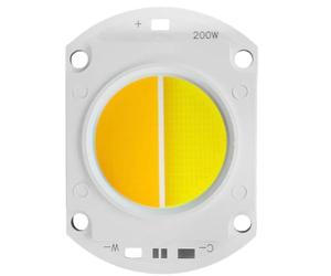 Jolsaawie 5 Chips LED COB de Alta Potencia de Dos Colores de 200 W, 3200 K, 6500 K, para Lámpara de de Exterior