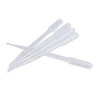 Jolsaawie 5 Pcs de pipetas de Laboratorio de 3ML Capacidad Transparente de de 6.1 Pulgada
