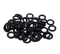 Jolsaawie 50 arandelas de goma de nitrilo negro de 12 mm x 2,5 mm x 7 mm