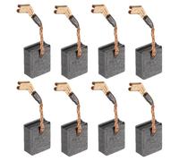 Jolsaawie 8 cepillos de carbón de 13,5 mm x 12 mm x 6,5 mm, cepillo de amoladora DWE402, pieza de repuesto para motor eléctrico