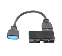 Jolsaawie Cable de extensión de datos USB 3.0 de 19 pines con chip modular, diseño de cable madre