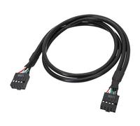Jolsaawie Cable interno USB de 9 pines hembra a hembra USB 2.0 para placa base