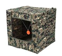 Jolsaawie Caja de objetivos plegable, herramienta de práctica de puntería, estuche de reciclaje de tiro con arco, con paño de silicona