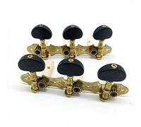 Jolsaawie Clavijas de afinación para guitarra clásica izquierda y derecha 3L3R, accesorios profesionales para guitarra, color negro