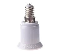 Jolsaawie E14-E27 LED Luz Tornillo Bombilla Enchufe Adaptador Convertidor