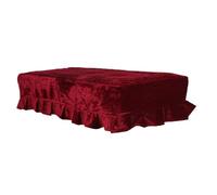 Jolsaawie Funda para banco de piano de terciopelo dorado, funda para banco de piano doble, a prueba de polvo, gruesa, funda para banco de piano Guzheng, C