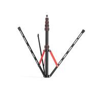 Jolsaawie GM220 - Soporte de luz mejorado, tubo más grueso, trípode para cámara de luz LED de video, estudio, softbox, flash, paraguas, reflector