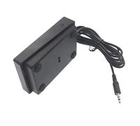 Jolsaawie Interfaz de 6,35 mm compacto Elctronic plegable pedal individual para piano teclado electrónico Elctronic pieza de tambor plegable