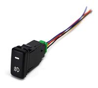 Jolsaawie Interruptor de reequipamiento automático, impermeable, interruptor de palanca para lámpara antiniebla, con 4 para luz blanca