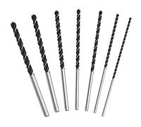 Jolsaawie Juego de 7 brocas extralargas para madera de 12 pulgadas y 300 mm, herramienta de carpintería en espiral, taladro extralargo