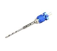 Jolsaawie Mandro de sierra perforadora con mango hexagonal de liberación rápida para abridor de agujeros, varilla de conexión, taladro manual, escariador, conector de distancia de agujero