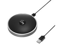 Jolsaawie Micrófono de sala de conferencias, interfaz USB, condensador de escritorio, para conferencias, chat, videoconferencias