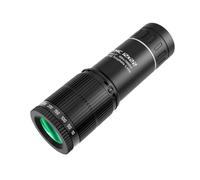 Jolsaawie Mini telescopio monocular portátil de 12x para exteriores con líneas de diferenciación, vidrio espía para observación de aves y senderismo