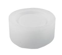 Jolsaawie Molde para Portavelas con Forma de de, Decoración de Velas Perfumadas con Flores, Adornos, Molde de Yeso de Cemento.