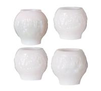 Jolsaawie Moldes de Silicona para Velas con Forma de Bola de Nieve para Navidad, 4 Unidades, para Hacer Yeso en Forma de Esfera en Relieve, Jabón Hecho A Mano