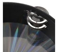 Jolsaawie Pandereta de mano de 20,3 cm, doble sonido, reflectante, pandereta, instrumento musical para niños KTV