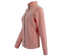 Joluvi Chaqueta Deportiva para Mujer Motion Rosa, Talla S (Referencia: S6442395)