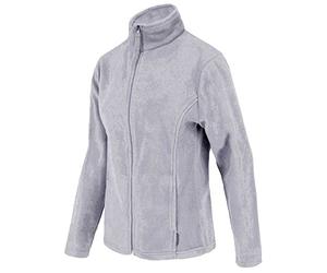 Joluvi Surprise 2.0 - Forro polar con cremallera completa, talla 2XL, gris, XXL