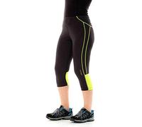Joluvi Unisex Fit-LYC Pirate Pantalones, Pequeño, Negro/Amarillo Neón